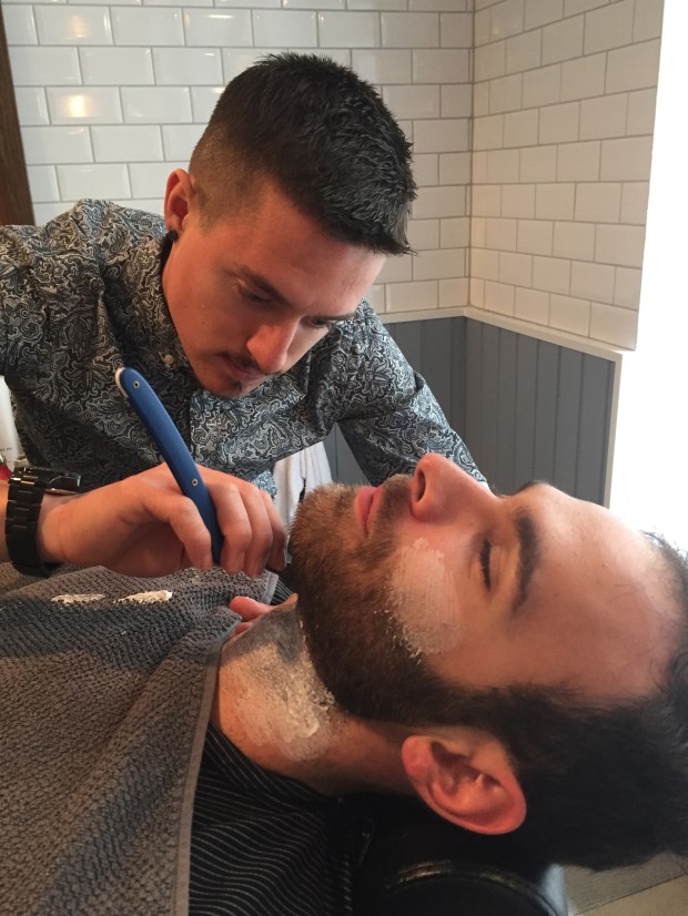 The barbershop where the Russian was nifty with the knife