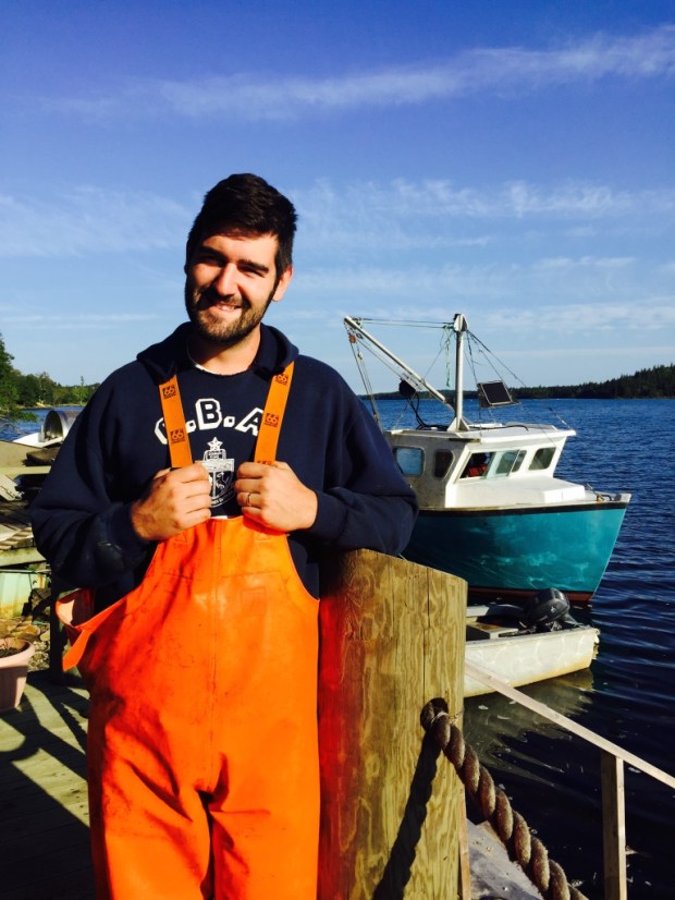 Aw, shucks...Colton is an oyster fisherman