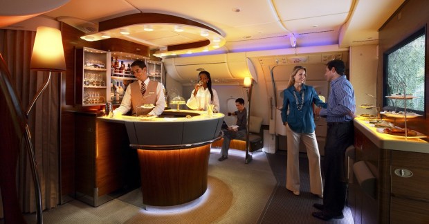 A380 First and Business Class Onboard Lounge1