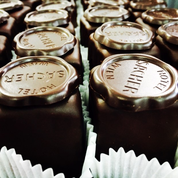 The world-famous Sacher Tortes