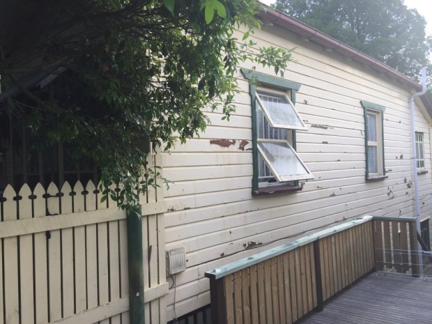 South western wall before